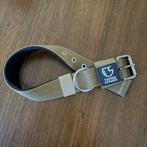 TSPRO Dog Collar - Tan nwot
